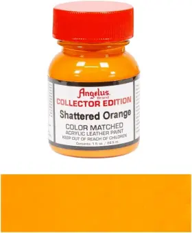727-01-346 Angelus Collector Edition Leather 1 Count Pack Of Shattered Orange