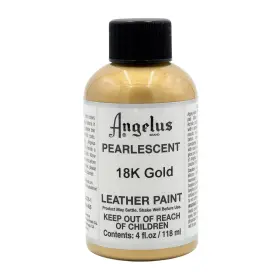 733-04-455 Angelus Pearlescent 18k Gold Acrylic Leather 4 Fl Oz Pack Of 1