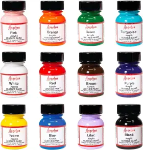 Angelus 885325986723 12 Fl Oz Pack Of 1 Black Blue Brown Turquoise Lilac Purple White