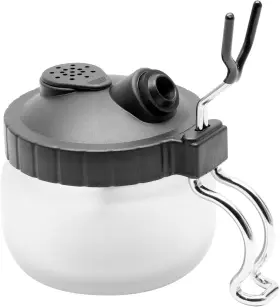 998-ab-pot Angelus Airbrush Cleaning Pot Glass With Holder Cleans