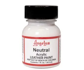 00004-004-1oz Angelus Acrylic Leather Paint Neutral 1oz 1 Fl Oz Pack Of