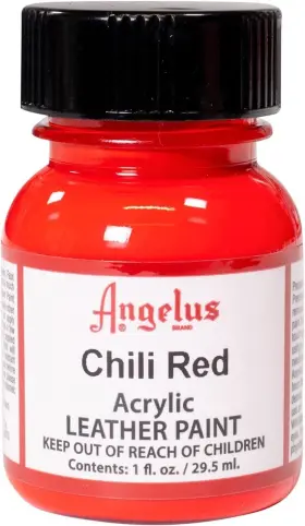 Cn-oxqa-z5tr Angelus Brand Acrylic Leather Paint For 1 Fl Oz Pack Of Chili Red
