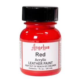 00004-064-1oz Angelus Fba Acrylic Leather Paint 1oz Red 1 Fl Oz Pack Of
