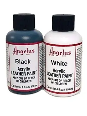 Lsy-aazv-it-20230804-31097 Angelus Brand Acrylic Leather Paint Waterproof 4oz 4 Fl Oz Pack Of 2 White