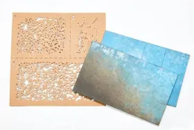 0001 Ansai 721618991015 Diy Spray Paper Weathering Airbrush Stencils Tools For 1/35 1/48 1/72 Small