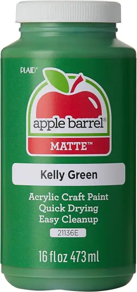 21136 Apple Barrel Acrylic Paint In Assorted Colors 16 Ounce Kelly Green