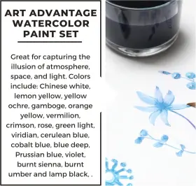Art3183 Art Advantage Paint Set Watercolor .41oz 18 1 Count Pack Of Assorted #3