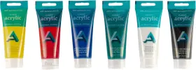 Aa92000 Art Alternatives Studio Acrylic 6-color Set Multi 1 Count Pack Of