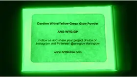 Art N Glow 810028741331 In The Dark Pigment Powder - Neutral And 120 Grams Green