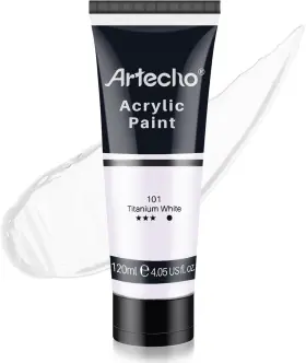Ato-ap0012 Artecho White Acrylic Paint Titanium 4.05 Fl Oz Pack Of 1