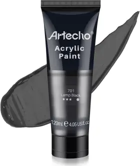 Ato-ap0029 Artecho Black Acrylic Paint Lamp 4.05 Fl Oz Pack Of 1