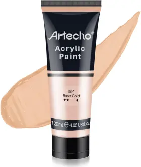 Ato-ap0034 Artecho Acrylic Paint Rose Gold 4.05 Fl Oz Pack Of 1