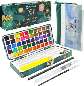Ato-wp5007 Artecho Watercolor Paint Set 50 Colors 14.67 Ounce Pack Of 1