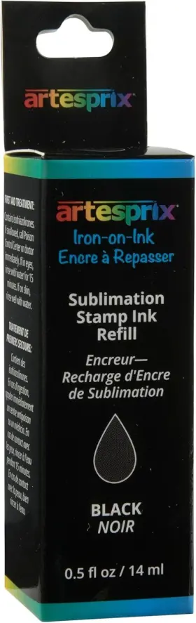 7200050 Artesprix Iron-on Sublimation Stamp Ink For Painting Crafting And Black #2