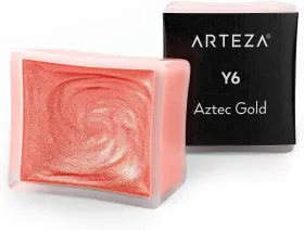Artz-3531 Arteza Metallic Watercolor Paint Aztec 2 Count Pack Of 1 A705 Gold