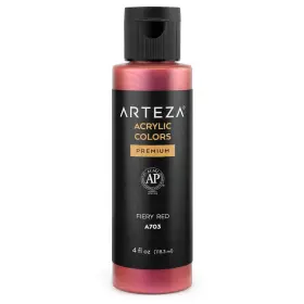Artz-3669 Arteza Art-paints A703 Fiery 4 Fl Oz Pack Of 1 Red