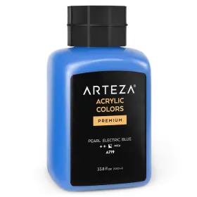 Arteza Artz-4322 Acrylic Paint A719 33.8 Fl Oz Pack Of 1 Pearl Electric Blue