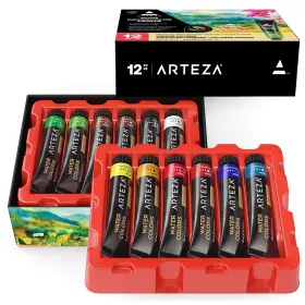Artz-8157 Arteza Watercolor Paint Set 12 Colors In 0.4 Fl Oz Pack Of Multicolor