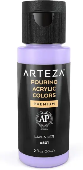 Artz-9648 Arteza Acrylic Pouring Paint 2oz 60 Ml 2 Fl Oz Pack Of 1 Lavender