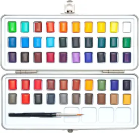 258497a Artistik Watercolor Paint Set - 50 Colors In 1 Count Pack Of Assorted #2