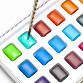258497a Artistik Watercolor Paint Set - 50 Colors In 1 Count Pack Of Assorted #3
