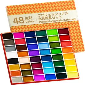Wcpro48-zt-cn Artistro Professional Watercolor Paint Set 1 Count Pack Of 48 Colors