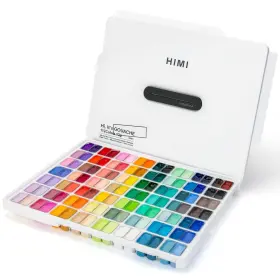 Gp112w Artme Himi Gouache Paint Set 112 45 Fl Oz Pack Of 1 Colors White Case
