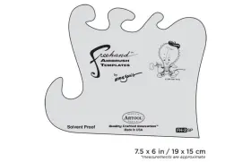 Fh2sp Artool 758240003120 Freehand Airbrush Template By Eddie Young