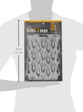 Artool 758240038207 Freehand Airbrush Templates Flame Oftrama Dango #3