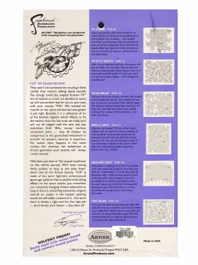 Artool 758240138235 Fxii Freehand Airbrush Templates By Craig Fraser - Gear Head
