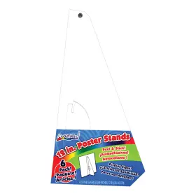 Pa1260 Artskills Easel Backs 12 Inch White Pack Of 6