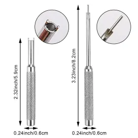 W275 Arvintas 2 Set Air Brush Tools Needle Packing Nut Or Valve Screw Replacement Repair T #2