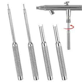 W275 Arvintas 2 Set Air Brush Tools Needle Packing Nut Or Valve Screw Replacement Repair T