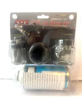 12056 Ate A.t.e. New Air Brush Kit Complete Hobby Airbrush No Compressor #2