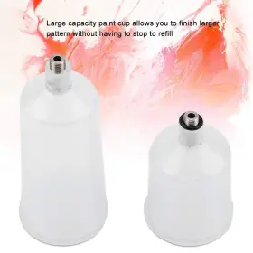Aufee 750086043322 2pcs / Set Spray Paint Cup 20ml 40ml Plastic Gun Airbrush Pot Non- #3