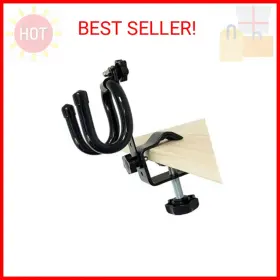 Auxphome 744591758635 Universal Clamp-on Airbrush Holder - Hold Any Combination Of Gravity-feed Side