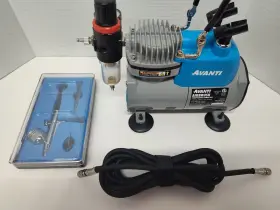 3151614 Avanti Airbrush Compressor Combo Kit Unit Pen And Hose - Duel Holder #3