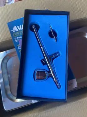 Av-ab-03 Avanti 59292 Airbrush 0.3mm Gravity Feed Dual Action Brand New #2