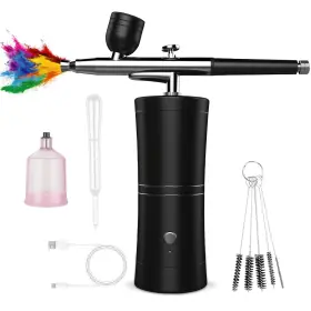 Sp1160 Ayyhg Cordless Rechargeable Airbrush Kit With Compressor - Adjustable High-pressure