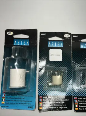 Aztek 075611934808 4pc Testors Gravity Feed Cup Cups Nos New #3