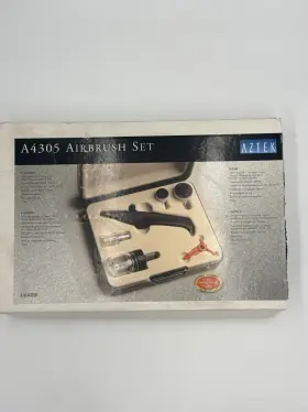 A4305 Aztek 4305 Vtg Testor #a4305 Airbrush Set- With Case Original Box No Cd S Extras