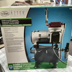 50205a Aztek Testors Ac500 Airbrush Compressor With Tank