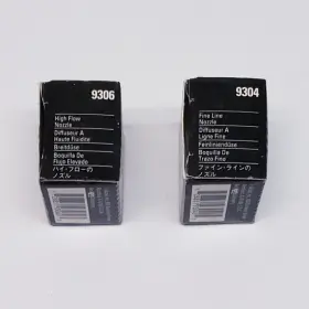 9306 Aztek 9304/9306 2 Airbrush Nozzles High Flow And Fine Line Detail - New Old Stock In Box #2