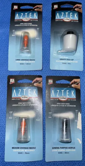 9349c Aztek 9343c 9344c 9340c Testors Acrylic Paint Gun Accessories - G2