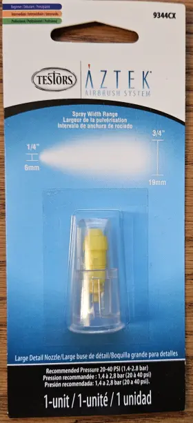 9344cx Aztek Testors Airbrush Large Detail Nozzle 1.02mm