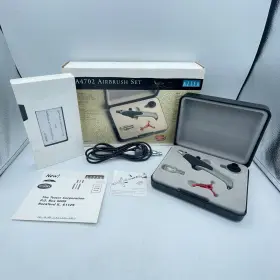 A4702 Aztek Airbrush Set Comes With Case And Instructional Video Vhs