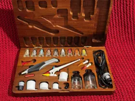 A7777 Aztek / Testors A470 And A270 Combo Airbrush Set - New In Box