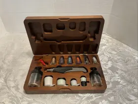 Aa709 Aztek Aztec Deluxe Resin Air Brush Set With Hose