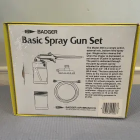 Badger 047459015070 Vintage Nos Professional # 250 Airbrush Set - New In Box Air Brush #2