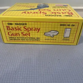 Badger 047459015070 Vintage Nos Professional # 250 Airbrush Set - New In Box Air Brush #3
